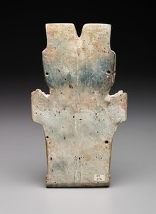 Keerzijde van een Antropomorfe Plaque, Mogelijk de Vuur Slang, Preklassieke periode, 800-400 v.Chr. door Prehistoric Prehistoric