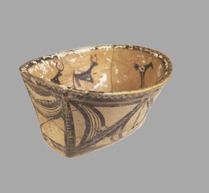Ovale kom, 4e millennium v.Chr. door Prehistoric Russian Culture