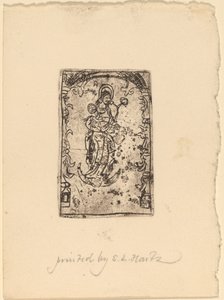 Madonna en Kind door Probably Netherlandish 15th Century