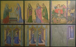 Reconstructie van een muurschildering oorspronkelijk in St. Stephen