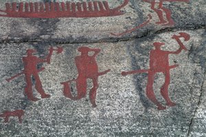 Jachtscène (rots schildering)