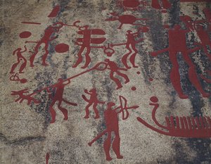 Jachtscènes (rotsschildering)