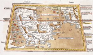 Sexta Asie Tabula, 1541 door Ptolemy
