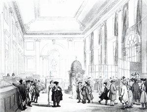 Bank of England, Grote Hal, uit Ackermann