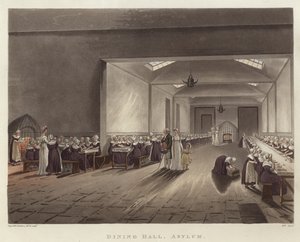 Eetzaal door Pugin and Rowlandson
