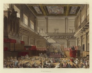 Whitehall door Pugin and Rowlandson