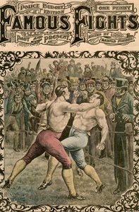 Gevecht tussen Dick Curtis en Jack Perkins, 1828 laat 19e of begin 20e eeuw