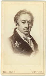 Portret van de auteur en historicus Nikolay M. Karamzin 1766-1826 door Pyotr Fyodorovich Borel