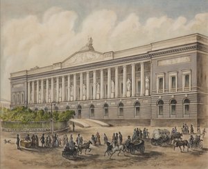 De Keizerlijke Openbare Bibliotheek in Sint-Petersburg, 1840s