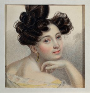 Portret van gravin Glafira de Balmen door Pyotr Fyodorovich Sokolov