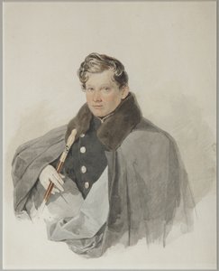 Portret van graaf Sergey Vasilyevich Trubetskoy door Pyotr Fyodorovich Sokolov