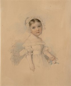 Portret van gravin Alexandra Alexandrovna Golitsyna 1823-1910, midden jaren 1820 door Pyotr Fyodorovich Sokolov