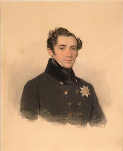 Portret van Prins Alexander Fjodorovitsj Golitsyn door Pyotr Fyodorovich Sokolov