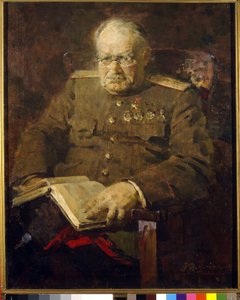 Portret van de neurochirurg en academicus Nikolai N. Bourdenko (1876-1946) door Pyotr Ivanovich Kotov