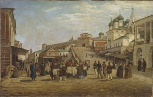 Uitzicht op Nizjni Novgorod, 1867