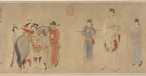 Consort Yang op een Paard, Late Yuan of Vroege Ming Dynastie