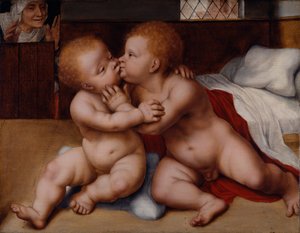 Het Kind Jezus met de jonge Sint Jan de Doper
