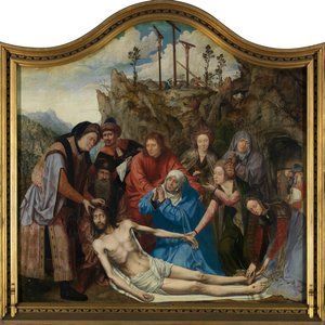 Rouw om Christus, altaarstuk van het gilde van de timmerlieden, middenpaneel