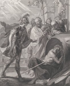 De ontmoeting van Diogenes van Sinope en Alexander de Grote door Quirin Mark