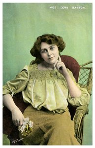 Dora Barton, Britse actrice, ca. 1905-1919 door RW Thomas