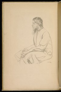 Frontispice van Gitanjali-Song Offerings door Rabindranath Tagore
