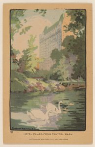 Hotel Plaza vanuit Central Park
