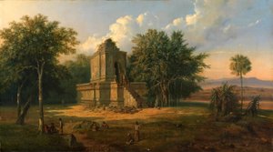 Javaanse tempel in ruïnes