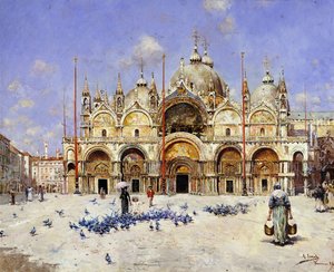 San Marco, Venetië, 1883 door Rafael Senet