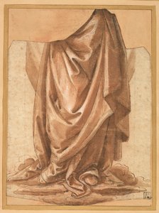 Draperiestudie, voor 1524 door Raffaellino del Garbo