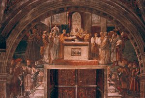 Rechtvaardiging van Leo III, 1514 door Raffaello Sanzio Raphael