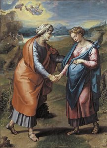 De Visitatie, 1517 door Raffaello Sanzio Raphael