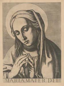 Borstbeeld van de Maagd door Raffaello Schiaminossi