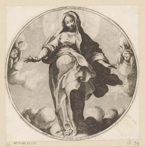 Maria in de wolken