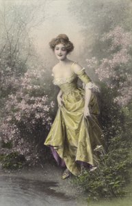 Meisje in geel door Raimund Ritter Von Brennerstein Wichera