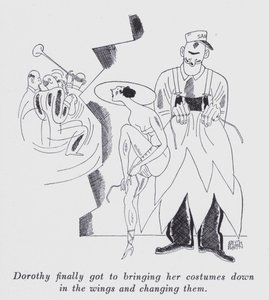 Illustratie voor "But Gentlemen Marry Brunettes" door Anita Loos