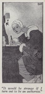 Illustratie voor Gentlemen Prefer Blondes door Anita Loos door Ralph Barton