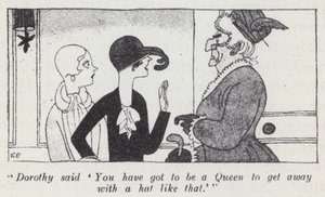 Illustratie voor Gentlemen Prefer Blondes door Anita Loos door Ralph Barton
