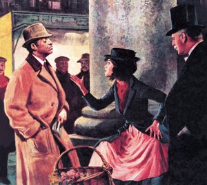 Professor Higgins en Eliza Doolittle