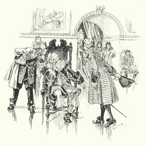 Een groot man zijn ontvangst (gravure) door Ralph Cleaver