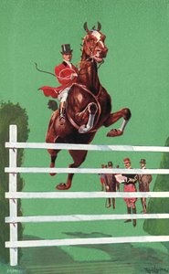 Internationale Paardenshow, Olympia, Londen, juni 1908 (kleur litho) door Ralph Cleaver