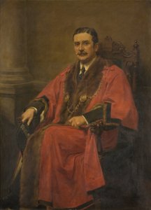 Portret van wethouder John Robert Lawson, J.P.