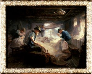 Het zeilloft, 1908 door Ralph Hedley