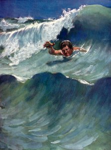 Illustratie voor Robinson Crusoe door Daniel Defoe