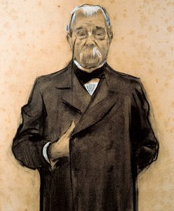 Portret van Manuel Duran door Ramon Casas i Carbo