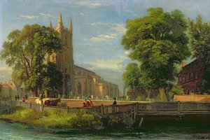 Croydon Parochiekerk, 1839 door Ramsay Richard Reinagle