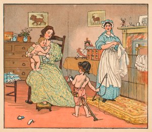 Dag, Baby Bunting, 1882 door Randolph Caldecott
