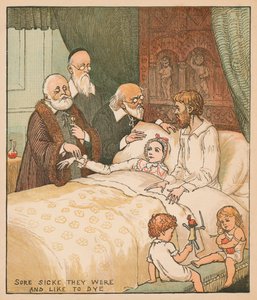 Zij waren zeer ziek en dreigden te sterven, ca. 1878