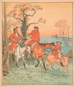 Deze jacht loont niet, 1880 door Randolph Caldecott