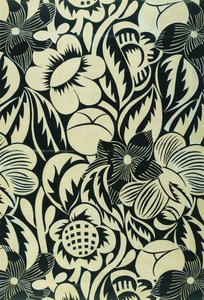 Zwart-witte bloemen; Les Fleurs Noires et Blanches door Raoul Dufy