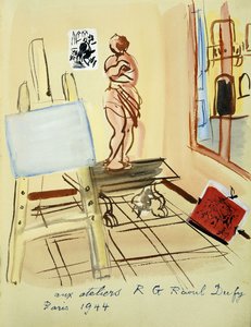 In het atelier